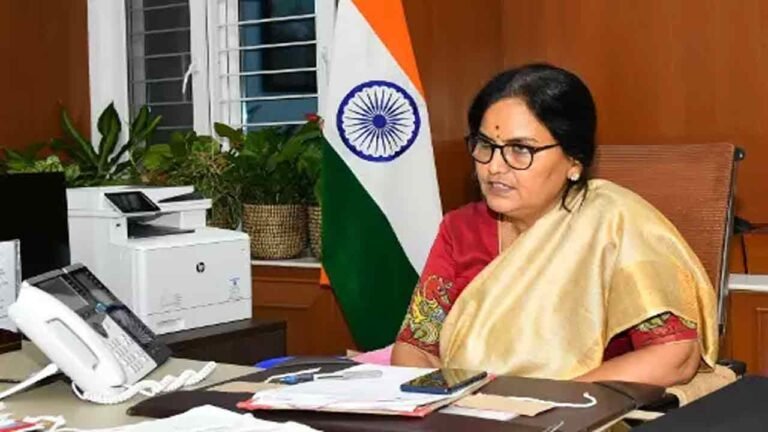 CS Santhi Kumari Holds Meeting Ahead Of President's Visit