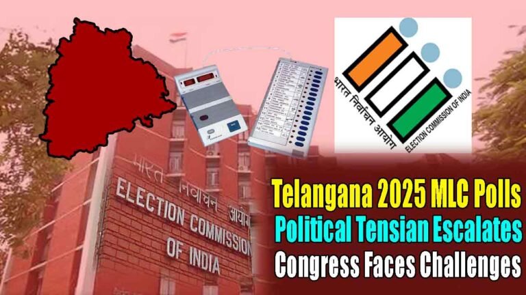 Political Tension Escalates As Congress Faces Challenges In 2025 Telangana MLC Polls