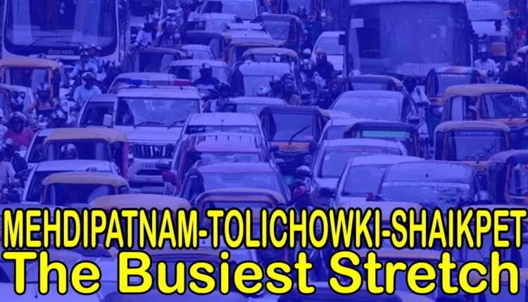 Mehdipatnam-Tolichowki-Shaikpet Turns into a Commuter Nightmare: Traffic Jams and Civic Neglect