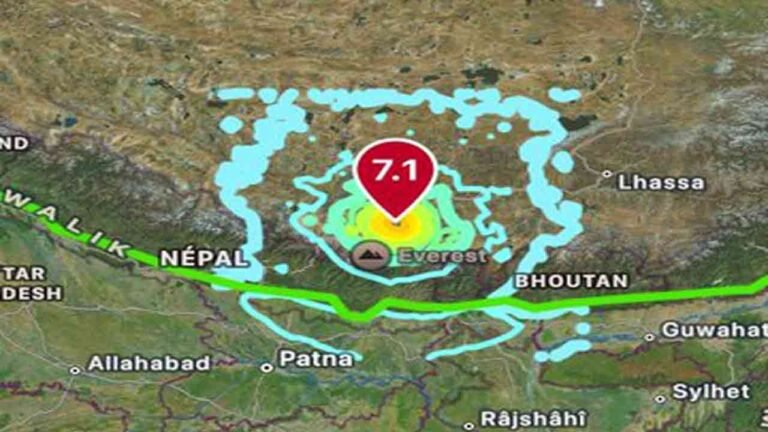 Earthquake Of 7.1 Magnitude Strikes Nepal