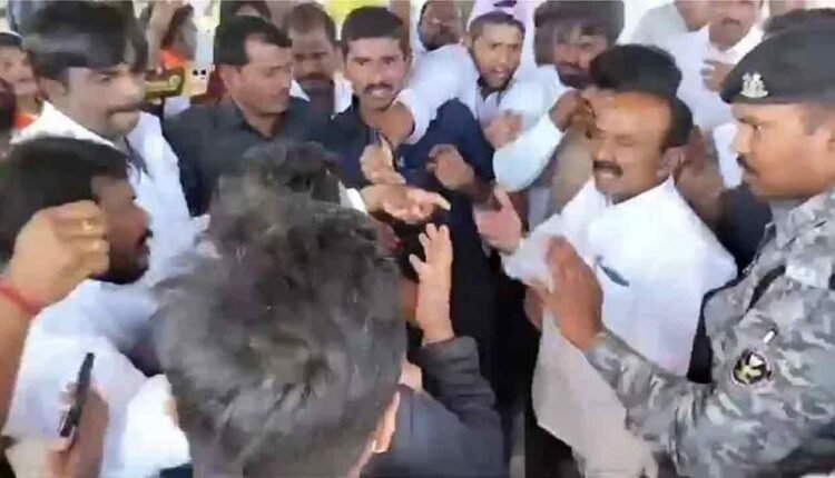 WATCH | BJP MP Eatala Rajender Assaults Real Estate Agent