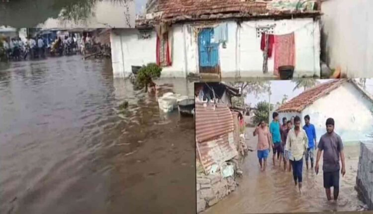 D-4 Canal Flooded: Mannempalli SC Colony Submerged