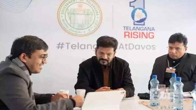 World Economic Forum: Rs. 56,300 Cr Investment In Telangana In A Single Day