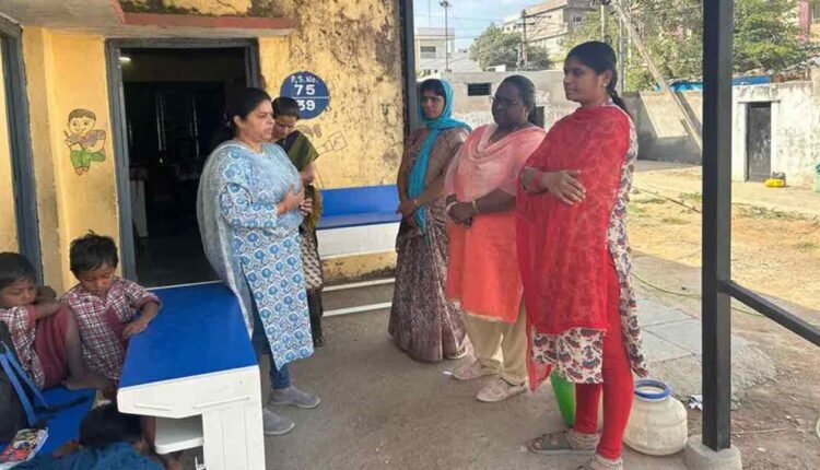 Sanga Reddy Collector Suspends Three Govt Teachers For Making Students Carry Gravel