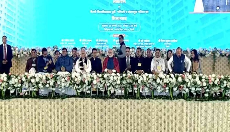 PM Modi Inaugurates And Lays Foundation Stone Of Multiple Development Projects In Delhi