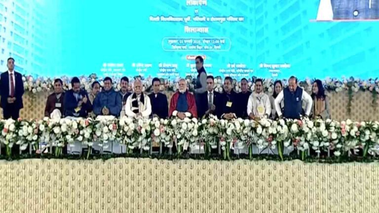PM Modi Inaugurates And Lays Foundation Stone Of Multiple Development Projects In Delhi