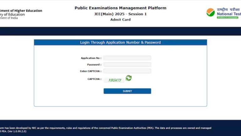 JEE Mains 2025 Admit Card For January 22, 23, and 24 Exam OUT: Check Full Details Here