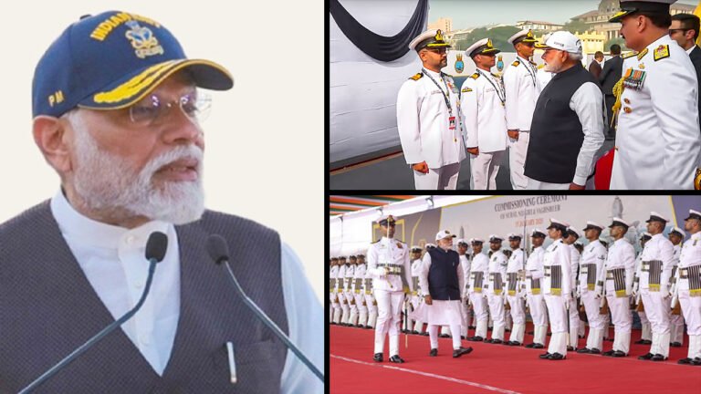 PM Modi Dedicates 3 Frontline Naval Combatants To Nation