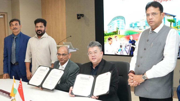 CM Revanth Visit To Singapore: Skill University Agreement With ITE