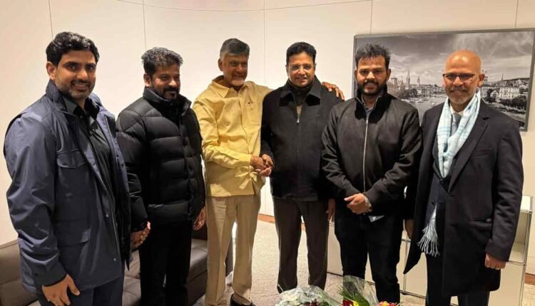 CM Revanth Reddy And Team Visit Davos
