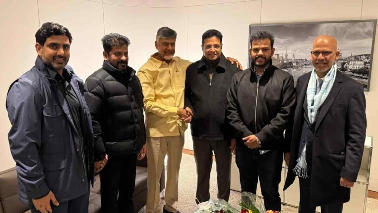 CM Revanth Reddy And Team Visit Davos
