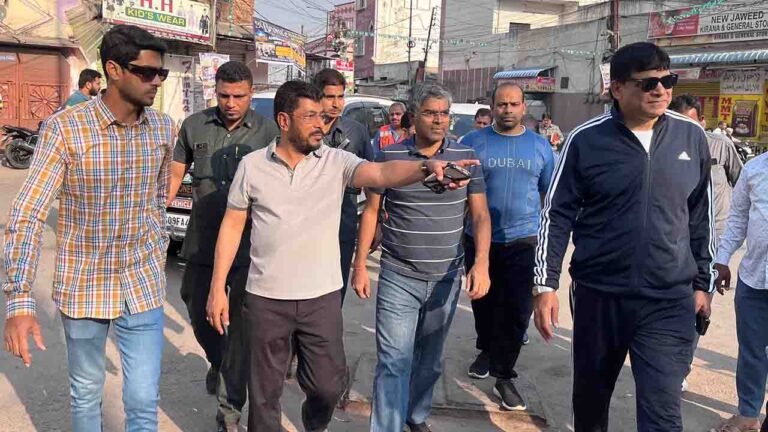GHMC Commissioner Inspects Yakutpura’s Ganga Nagar Nala