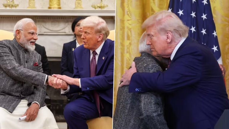 Donald Trump Welcomes Narendra Modi To White House