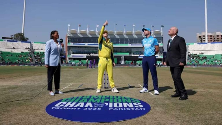 Organizers Play Indian Anthem In Lahore Ahead Of Champions Trophy Match Between Australia And England