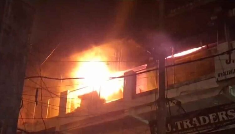 Several Shops Gutted In Fire At Old City, No Casualties