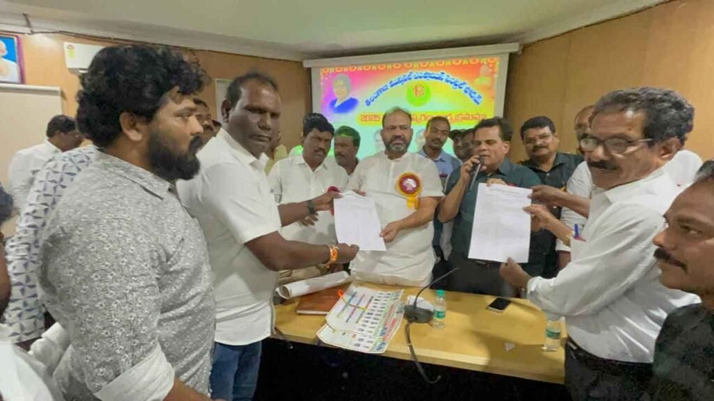 Rajkumar Reddy K. R. Rajkumar Elected as President of Telangana State TNGOs Union ...