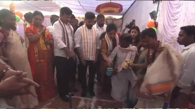 CM Revanth Lays Foundation Stone For Indiramma Houses