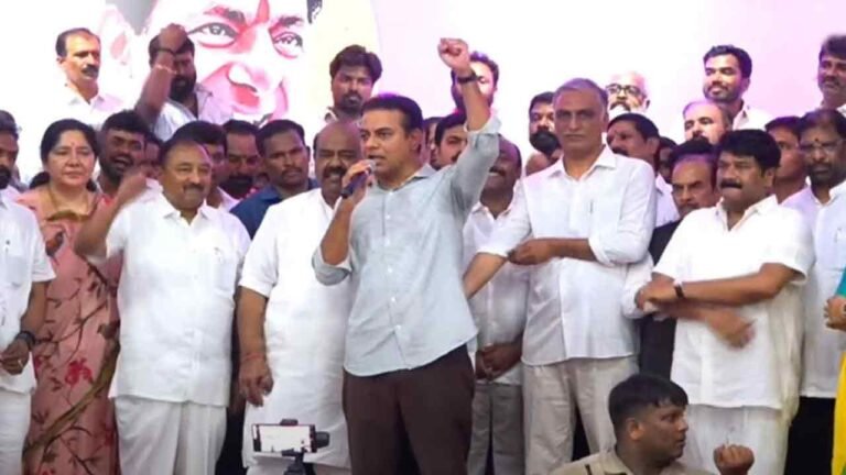 KTR Calls For 60 Lakh BRS Soldiers To Bring KCR Back As CM