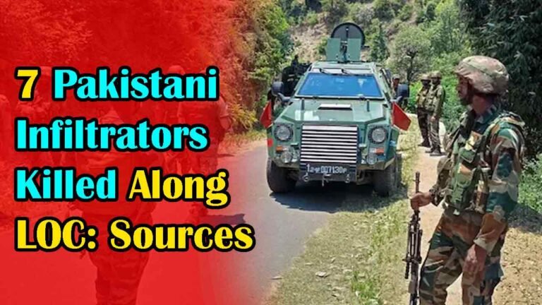 Indian Army Stops Pakistani Infiltrators, Kills Seven