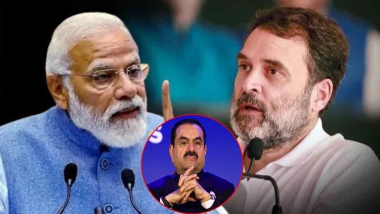 Rahul Gandhi Slams PM Modi Over Downplaying Adani Issue During US Visit