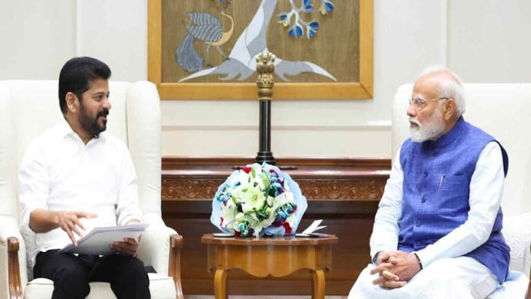 CM Revanth Reddy Met With PM Modi: Sought Funds For Various Development Works 