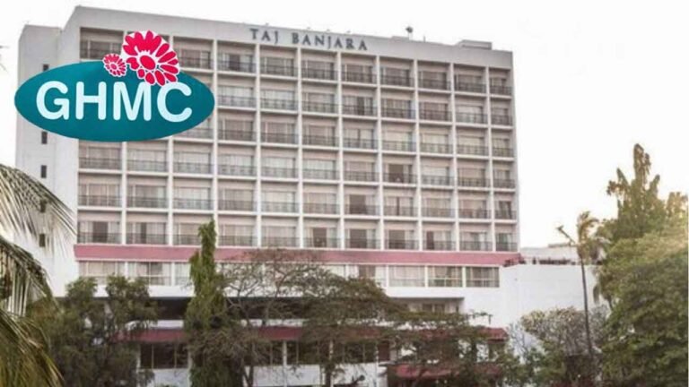 GHMC Seized Taj Banjara Hotel At Banjara Hills Over Unpaid Taxes