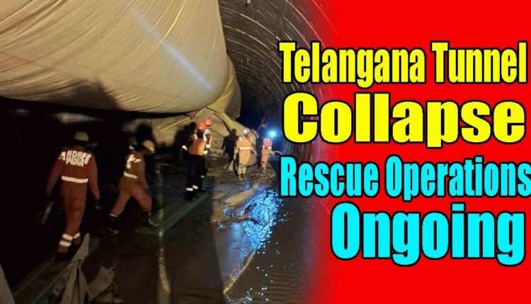 SLBC UPDATES: Rescue Operations Ongoing In Tunnel, Spring Water Is Surging