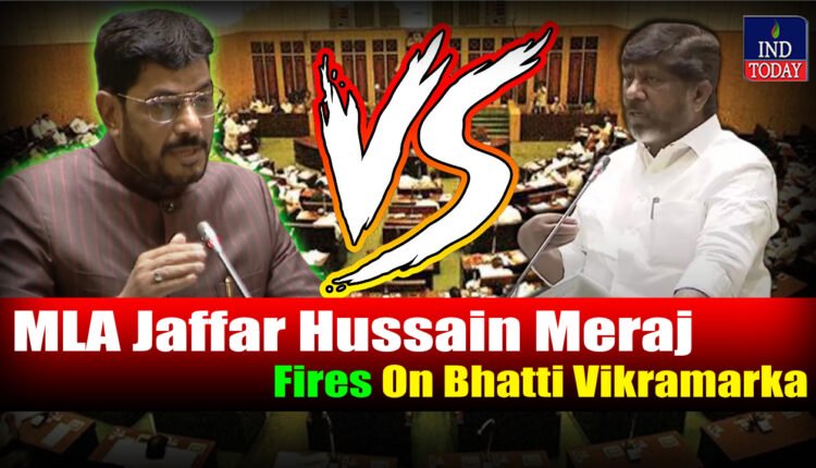 AIMIM MLA Jaffer Hussain Raises Power Outage Issue in Telangana Assembly