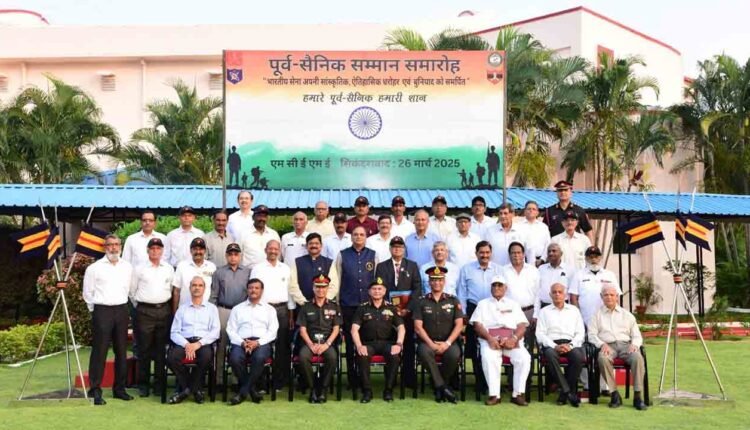 General Upendra Dwivedi Honours Veterans With Achievers Awards At Secunderabad Cantonment