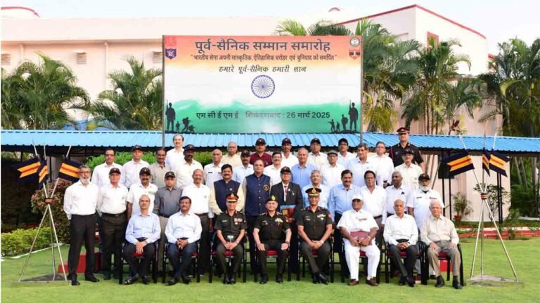 General Upendra Dwivedi Honours Veterans With Achievers Awards At Secunderabad Cantonment