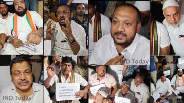Minority Leaders Stage Late-Night Protest For Denying Congress MLC Ticket