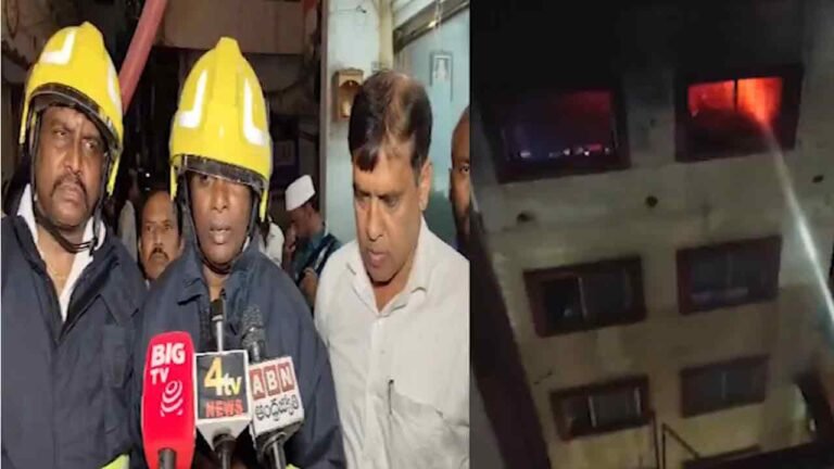 Fire Accident At Ghansi Bazaar, Charminar: No Casualties