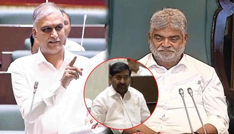 Harish Rao Appeals to Speaker to Revoke Jagadish Reddy’s Suspension
