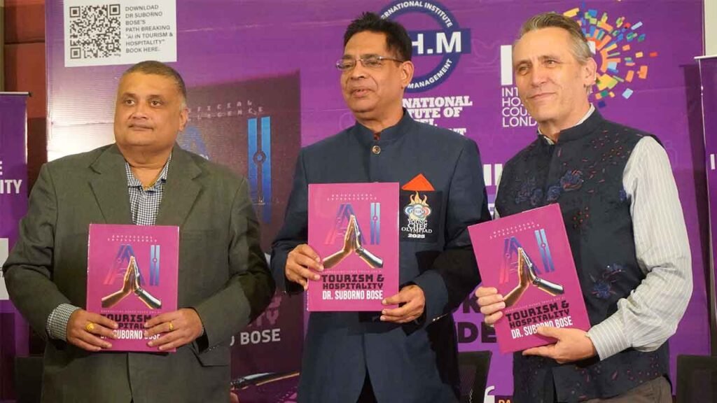 IIHM Founder Dr. Suborno Bose's Book "Harmonizing Human Touch And AI Tourism And Hospitality" launched