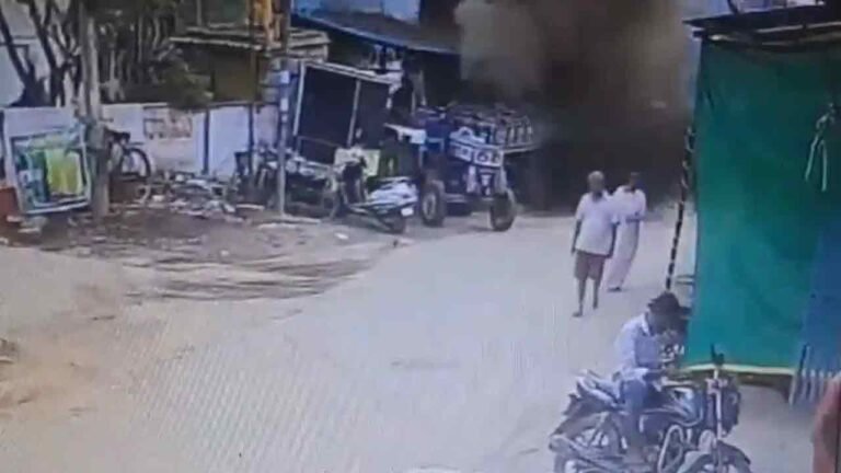 Huge Explosion in Garbage Dump at Kushaiguda, One Died