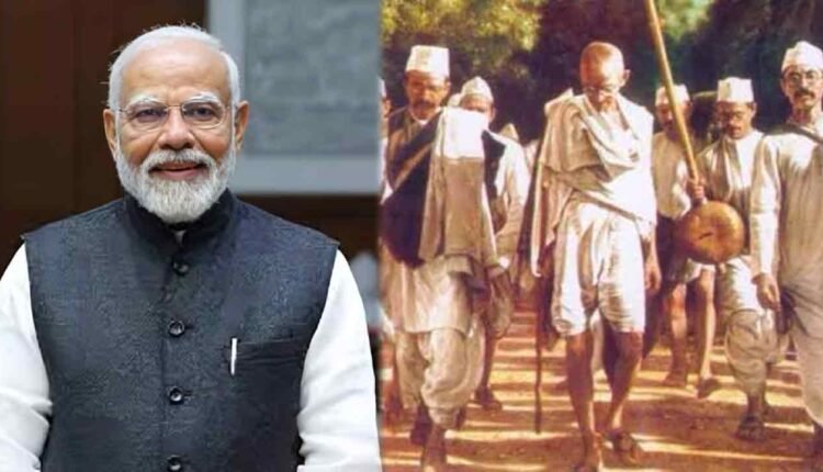 PM Modi Pays Tributes To Dandi March Participants, On Its Anniversary  