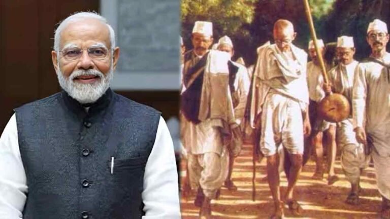 PM Modi Pays Tributes To Dandi March Participants, On Its Anniversary  