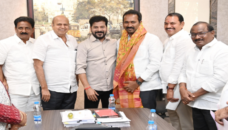 Newly Elected MLC Sripal Reddy Calls On CM Revanth Reddy