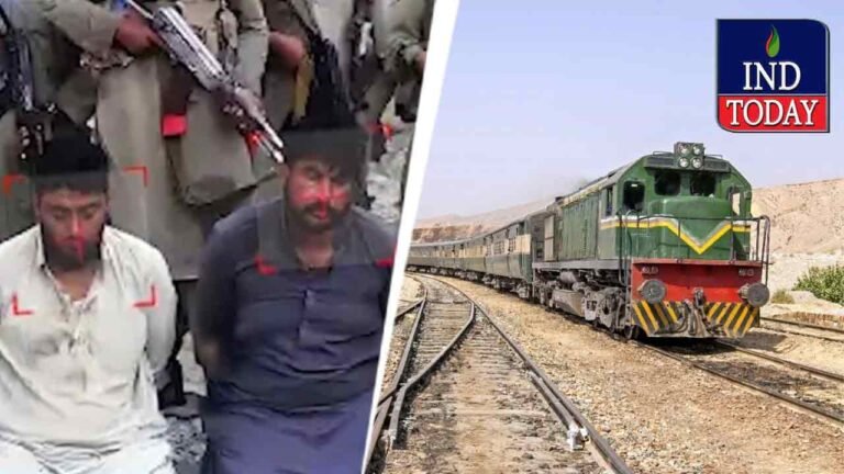 Baloch Rebel Release Video Of How They Blew Up Train Tracks, Took Hostages 