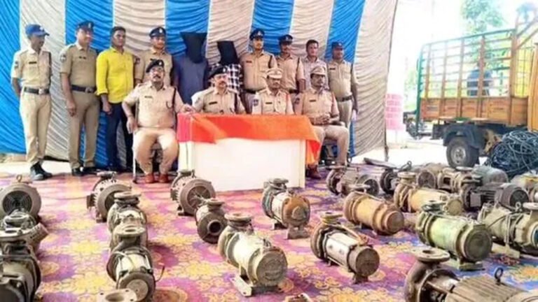 Two Inter-District Agriculture Pump Sets Thieves Arrested In Peddapalli