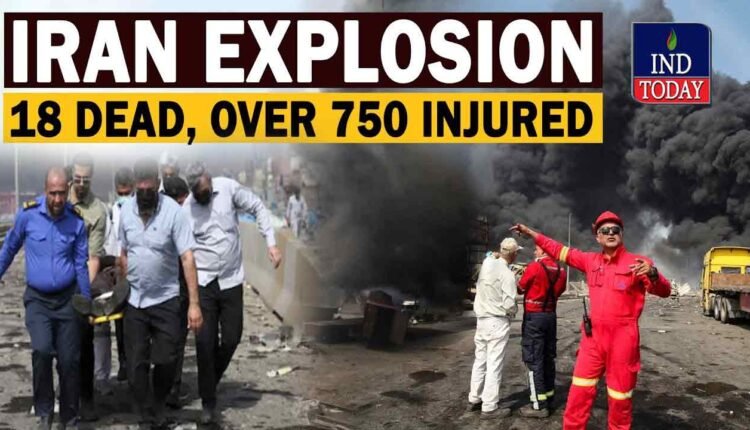 Massive Explosion At Iranian Port Kills 18, Injures 750