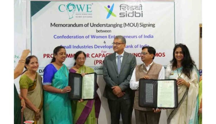 COWE Signs BMO Agreement with SIDBI for Pan-India Rollout