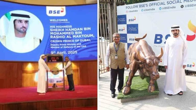 Dubai Crown Prince Sheikh Hamdan Meets CEO Sundararaman Ramamurthy And Poses With Bull