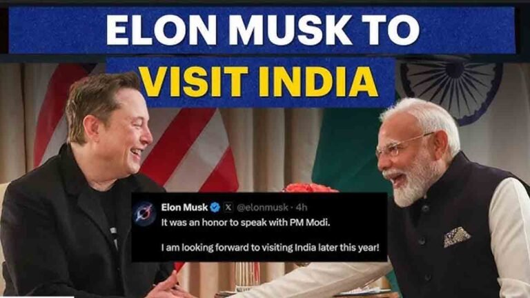 Elon Musk To Visit India Soon