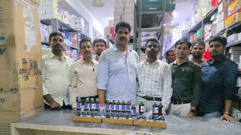 Network Involved In Illegal Diversion Of Codeine-Based Cough Syrups For Abuse Busted In Hyderabad
