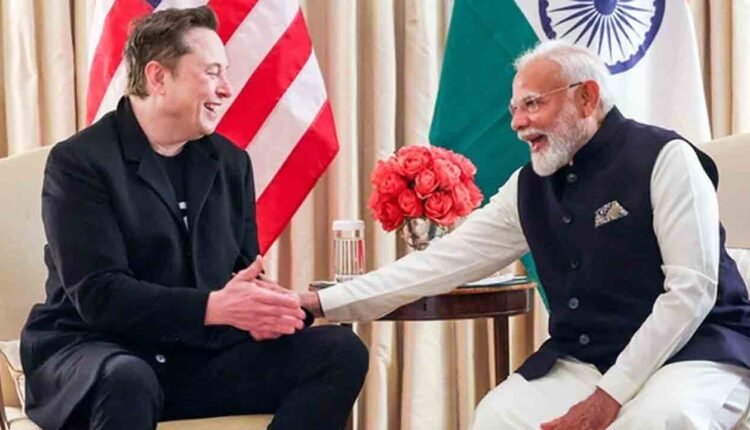 PM Modi Meets Elon Musk