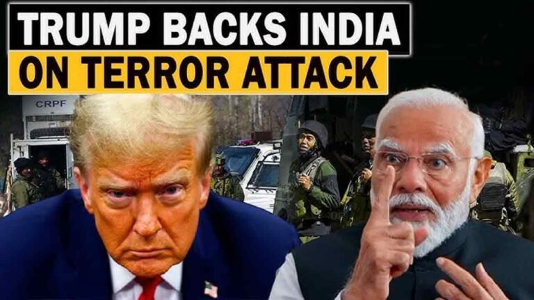 Pahalgam Terror Attack: Trump Calls Modi