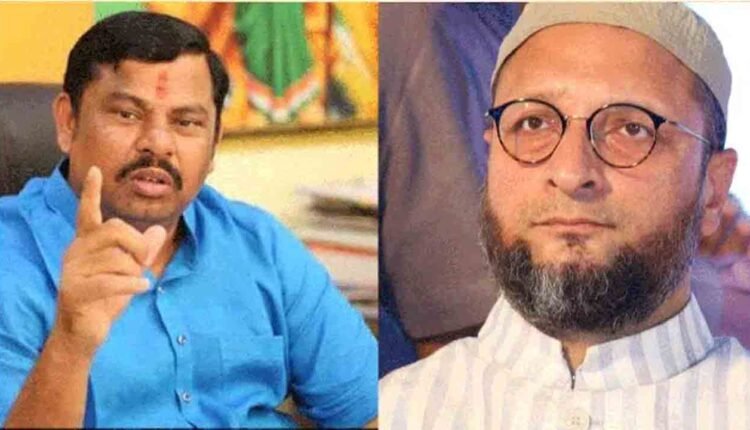 Waqf Board Row: Raja Singh Appeals to Centre For SIT Probe Against Owaisi