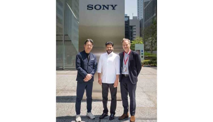 Revanth Reddy Visited Headquarters Of Sony Corporation