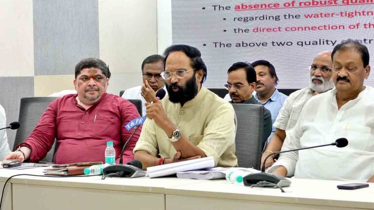 Kaleshwaram Collapse Is BRS Failure: Uttam Kumar Reddy